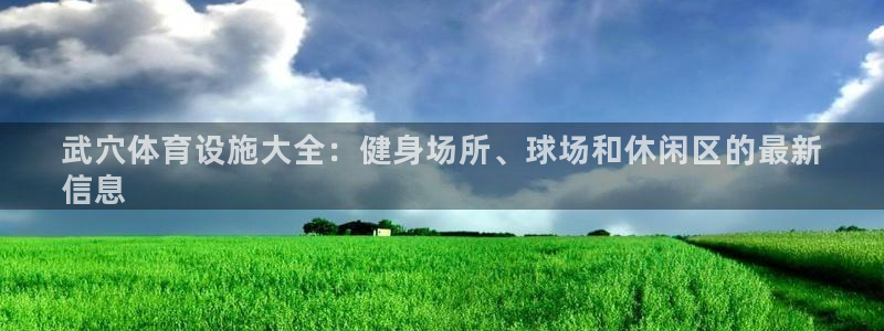 意昂平台体育：武穴体育设施大全：健身场所、球场和休闲