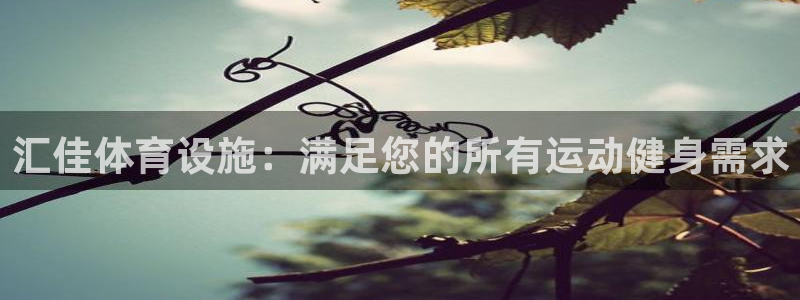 意昂体育3注册：汇佳体育设施：满足您的所有运动健身需