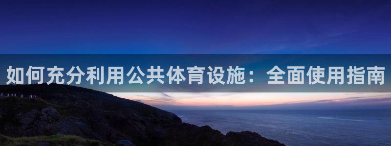意昂3五金厂：如何充分利用公共体育设施：全面使用指南
