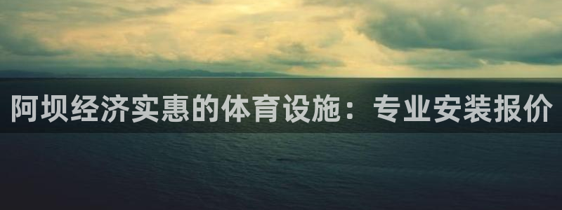 意昂3神州：阿坝经济实惠的体育设施：专业安装报价