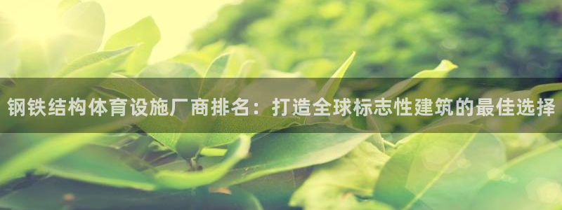 意昂体育3招商电话地址查询：钢铁结构体育设施厂商排名