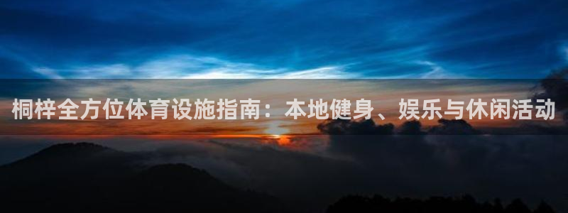 意昂3娱乐首页网站大全：桐梓全方位体育设施指南：本地