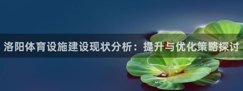 意昂体育3招商电话是多少号码：洛阳体育设施建设现状分析：提升