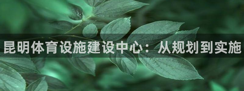 意昂集团官网：昆明体育设施建设中心：从规划到实施
