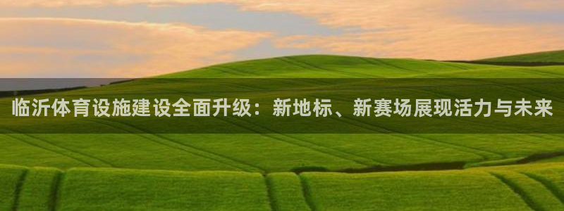 德国意昂3集团：临沂体育设施建设全面升级：新地标、新