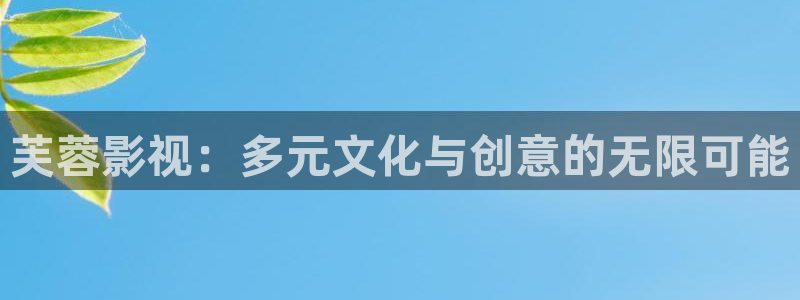 小小影视大全电视剧免费资源：芙蓉影视：多元文化与创意的无限可能